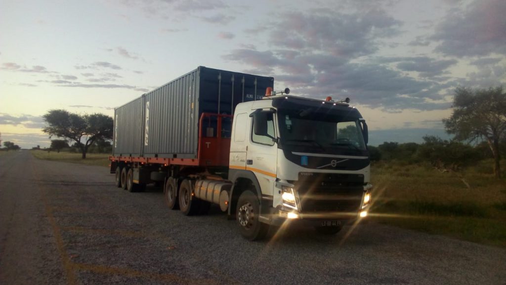 ATOA truck transporting goods